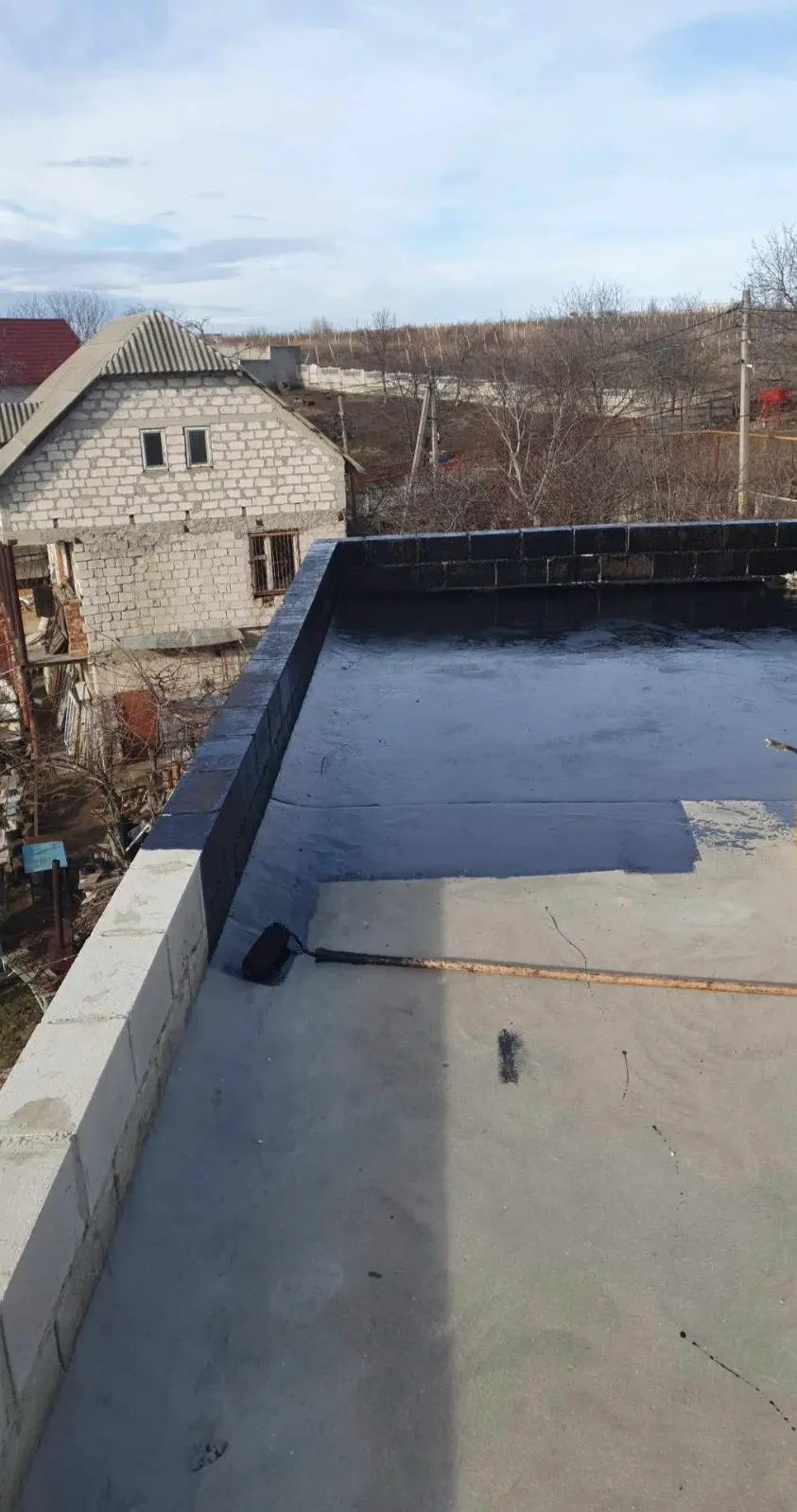 Hidroizolare acoperiș plat cu membrană PVC / Bitum